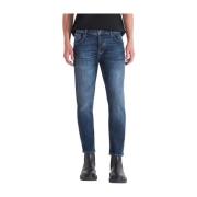 Slim Ankel Længde Denim Jeans