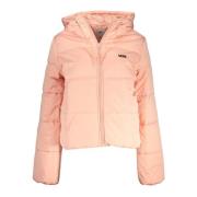 Pink Polyester Damejakke