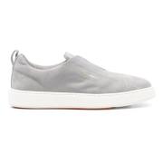 Suede Laceless Sneakers