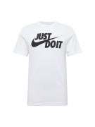 Nike Sportswear Bluser & t-shirts 'Swoosh'  sort / offwhite