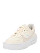 Nike Sportswear Sneaker low 'AF1 PLT.AF.ORM'  elfenben / mørkebeige / hvid