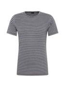 Key Largo Bluser & t-shirts 'DANIEL'  mørkeblå / hvid