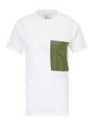 NONOI Studio Bluser & t-shirts 'Seide Nonoi'  oliven / hvid