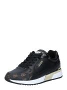 GUESS Sneaker low  brun / guld / sort