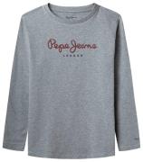 Pepe Jeans Shirts 'HERMAN'  grå-meleret / rød / sort