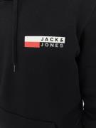 JACK & JONES Sweatshirt  rød / sort / hvid