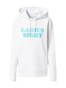 EINSTEIN & NEWTON Sweatshirt 'Ladies Night'  aqua / hvid