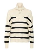 VERO MODA Pullover 'VMSaba'  creme / sort