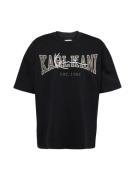 Karl Kani Bluser & t-shirts 'College Signature Heavy'  grå / sort / hvid