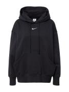 Nike Sportswear Sweatshirt 'Phoenix Fleece'  sort / hvid