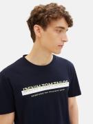 TOM TAILOR DENIM Bluser & t-shirts  creme / navy / hvid