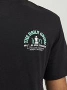 JACK & JONES Bluser & t-shirts 'AMUSEMENT'  græsgrøn / brandrød / sort / hvid
