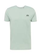 ALPHA INDUSTRIES Bluser & t-shirts  pastelgrøn / mørkegrøn