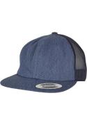 Flexfit Hætte 'Denim Trucker'  blue denim / hvid