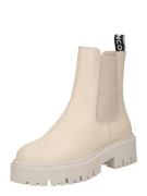 Bianco Chelsea Boots 'Garbi'  beige / sort / hvid