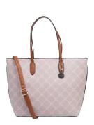 Tamaris Shopper 'Anastasia'  brun / taupe / hvid