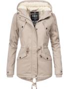 MARIKOO Vinterparka 'Manolya'  lysebeige