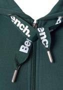 BENCH Sweatjakke  grå / mørkegrøn