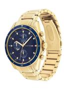 TOMMY HILFIGER Analogt ur  navy / guld