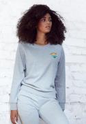 LASCANA Sweatshirt  grå-meleret / blandingsfarvet