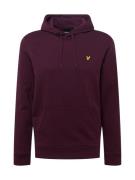 Lyle & Scott Sweatshirt  gul / bordeaux / sort