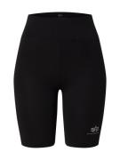 ALPHA INDUSTRIES Leggings  sort / hvid