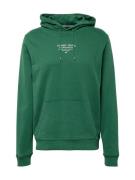 Tommy Jeans Sweatshirt 'ESNTL'  grøn / hvid