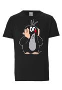 LOGOSHIRT Bluser & t-shirts 'Der kleine Maulwurf'  grå / rød / sort / hvid