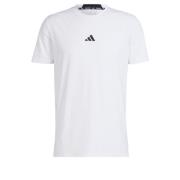 ADIDAS PERFORMANCE Funktionsskjorte 'Designed for Training Workout'  sort / hvid