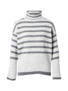 ZABAIONE Pullover 'Nora'  lysegrå / mørkegrå