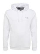 EA7 Emporio Armani Sweatshirt 'Felpa'  sort / hvid