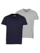 Lee Bluser & t-shirts 'Twin Pack Crew'  natblå / grå-meleret