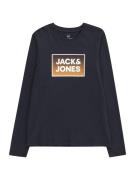 Jack & Jones Junior Shirts 'STEEL'  navy / orange / hvid