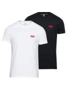 LEVI'S ® Bluser & t-shirts '2Pk Crewneck Graphic'  rød / sort / hvid