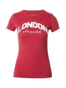 AÉROPOSTALE Shirts 'LONDON'  brandrød / hvid