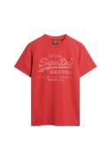Superdry Bluser & t-shirts  rød / hvid