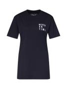 Merchcode Bluser & t-shirts 'Never On Time'  sort / hvid