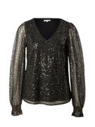 Claire Bluse 'Rit'  guld / sort