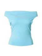 SHYX Shirts 'Amanda'  neonblå / sølvgrå