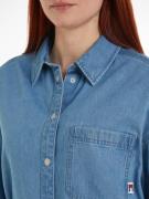 Tommy Jeans Curve Blusekjole  blue denim