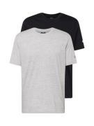 Champion Authentic Athletic Apparel Bluser & t-shirts  grå-meleret / sort