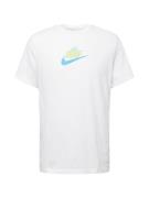 Nike Sportswear Bluser & t-shirts 'SPRING BREAK SUN'  turkis / azur / lysegrøn / hvid