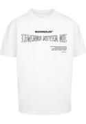 MJ Gonzales Bluser & t-shirts 'Legends Never Die'  blå / pink / sort / hvid