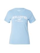 HOLLISTER Shirts 'TECH CHAIN 3'  lyseblå / hvid