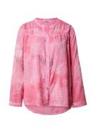Soccx Bluse  pink / sort / hvid