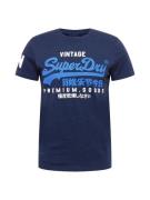 Superdry Bluser & t-shirts  azur / mørkeblå / hvid