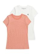 Calvin Klein Jeans Bluser & t-shirts  hindbær / sort / hvid