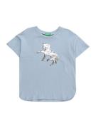 UNITED COLORS OF BENETTON Bluser & t-shirts  lyseblå / sølv