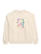 TOMMY HILFIGER Sweatshirt  beige / grøn / lilla / pink
