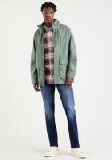 LEVI'S ® Overgangsjakke 'Fulton Field Coat'  mørkegrå / pastelgrøn / hvid